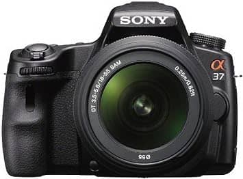 Sony Alpha SLT-A37K Digital Cameras Black New w/ 18-55mm Kit