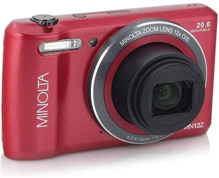Minolta MN12Z-R Digital Cameras Red New Body Only