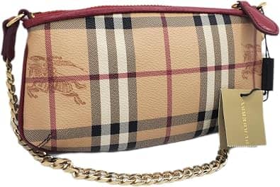 Burberry Clara Wristlet Women's bags Bright Red New