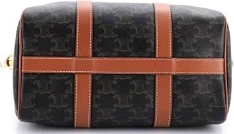 Celine Triomphe Top Handle Women's bags Unspecified Brown Coated Canvas New