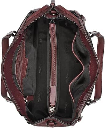 Calvin Klein Reyna Top Handle Women's bags Burgundy Novelty New