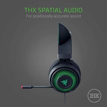 Razer Kraken Kitty Headphones & Earbuds Black New