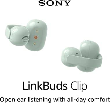 Sony LinkBuds Clip Headphones & Earbuds Black New