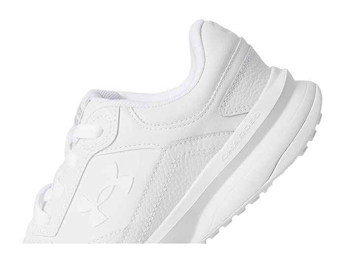 Under Armour Edge Leather Sneaker White Full Size Run New
