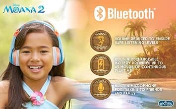 eKids Barbie Headphones & Earbuds Moana New