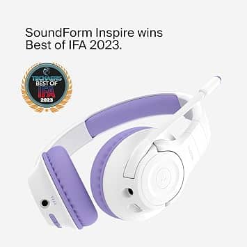 Belkin Soundform Inspire Headphones & Earbuds Purple New
