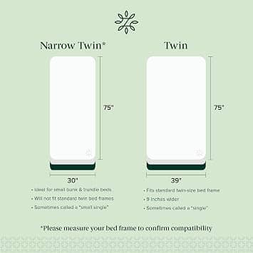 Zinus Foam and Spring Mattress Mattresses New Twin 10"