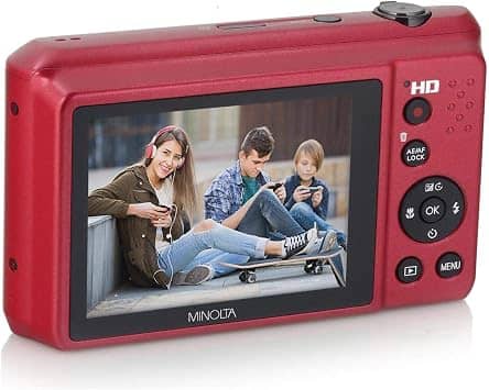Minolta MN12Z-R Digital Cameras Red New Body Only
