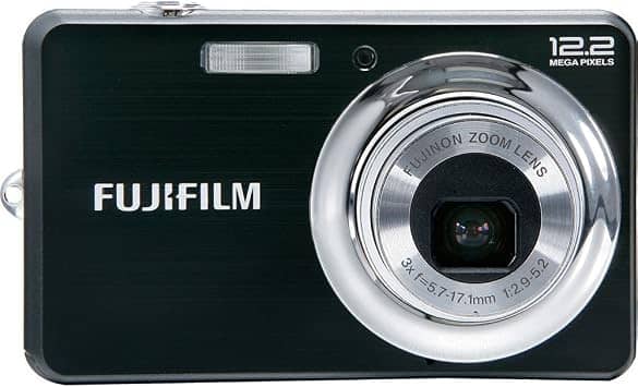 Fujifilm FinePix J38 Digital Cameras Black New Body Only