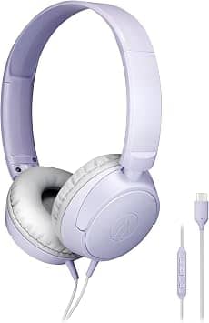 Audio-Technica ATH-S120C-LV Headphones & Earbuds Purple New