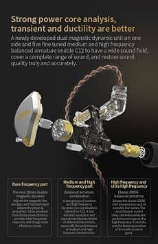 CCA C12 Headphones & Earbuds Blue New