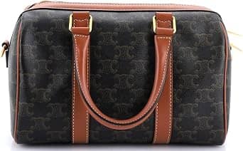 Celine Triomphe Top Handle Women's bags Unspecified Brown Coated Canvas New