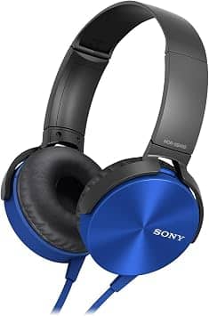 Sony MDR-XB450 Headphones & Earbuds Blue New
