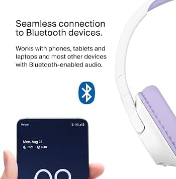 Belkin Soundform Inspire Headphones & Earbuds Purple New