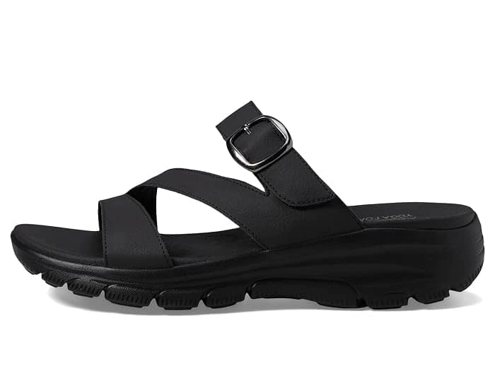 Skechers Easy Going Sneaker Black Full Size Run New