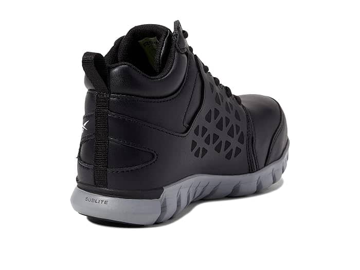 Reebok Sublite Cushion Work Sneaker Black Full Size Run New