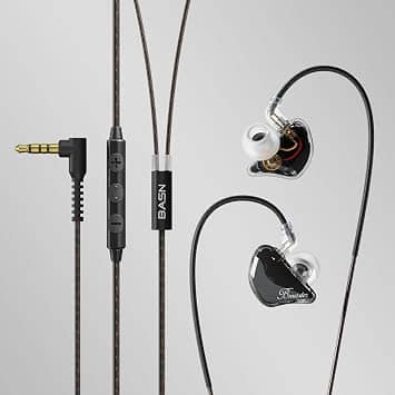 BASN Bmaster-2Pin Headphones & Earbuds Blue New