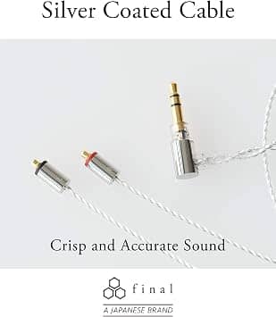 Final FI-E5DSSD Headphones & Earbuds Silver New