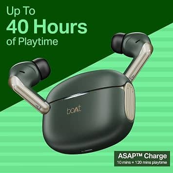 boAt Airdopes 219 Headphones & Earbuds Forest Sage New