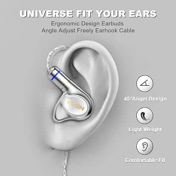BASN Metalen Headphones & Earbuds Black New