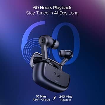 boAt Nirvana Headphones & Earbuds Black New