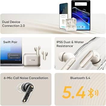 realme Air 7 Headphones & Earbuds Green New