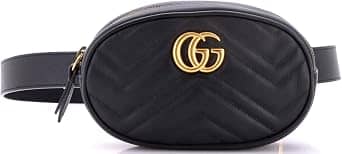 Gucci GG Marmont Belt Bag Women's bags Mini Black Leather New