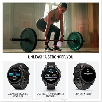 Garmin fēnix 8 – 47 mm Smartwatches Graphite 47mm New