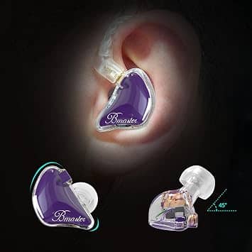 BASN Bmaster-Purple IEM Headphones & Earbuds New