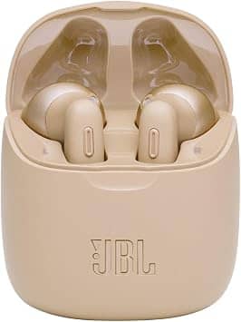JBL JBLT225TWSGLDAM Headphones & Earbuds Gold New