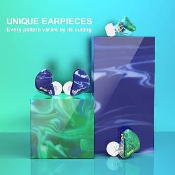 BASN Bunique123 Headphones & Earbuds Green New