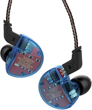 Linsoul KZ ZS10 Headphones & Earbuds Blue New