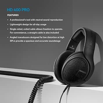Sennheiser Sennheiser HD 400 PRO Headphones & Earbuds 
