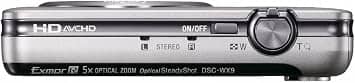 Sony DSC WX9 Digital Cameras Silver New Body Only