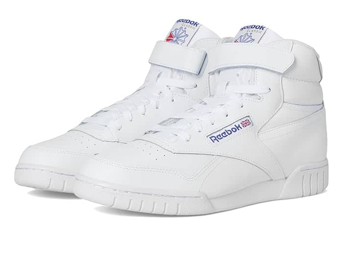 Reebok Ex-O-Fit Hi Sneaker White Full Size Run New