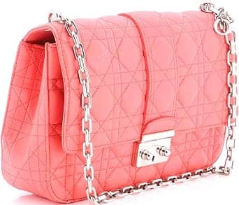 Dior Miss Dior Top Handle Women's bags Medium Powder Pink Lambskin Silver New