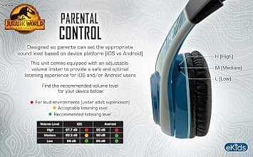 eKids JW-140v22MOLB Headphones & Earbuds Multicolor New
