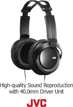 JVC HARX330 Headphones & Earbuds Black New