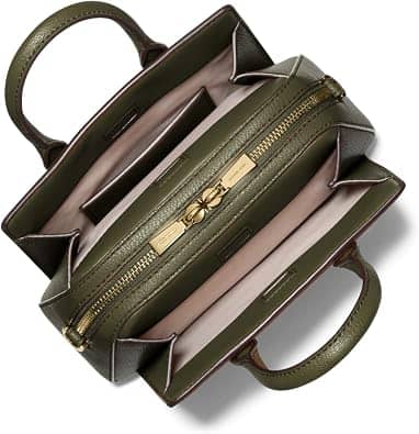 Michael Kors Laila Crossbody Women's bags Small Pale Gold Pebbled Leather New