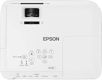 Epson VS340 XGA 3LCD Projector-cr Projectors Refurbished - Good