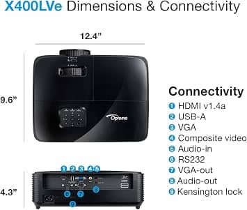 Optoma X400LVE Projectors New