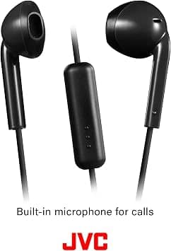JVC HAF17MB Headphones & Earbuds Black New