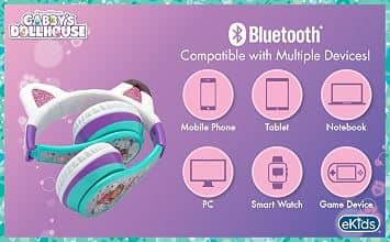 eKids B52 Headphones & Earbuds Angel New