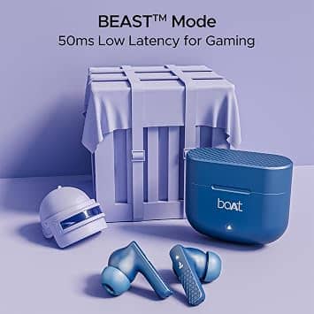boAt Airdopes 91 Headphones & Earbuds Blue New