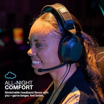 JLab Nightfall Headphones & Earbuds Black New