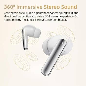 QCY MeloBuds Pro Headphones & Earbuds Black New