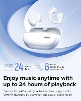 SoundPEATS Pearlclip Pro Headphones & Earbuds White New