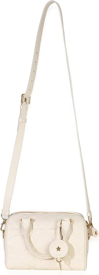 Dior Dior Groove Top Handle Women's bags Small White Macrocannage Calfskin Gold New