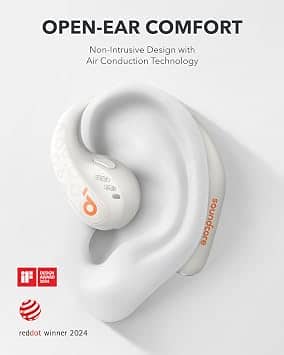 Soundcore A3871 Headphones & Earbuds White New