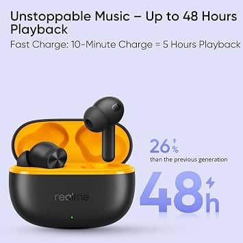 realme T200 Lite Headphones & Earbuds Purple New